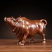 Copper Forbidden City Five Blessings Bronze Bull Ornament